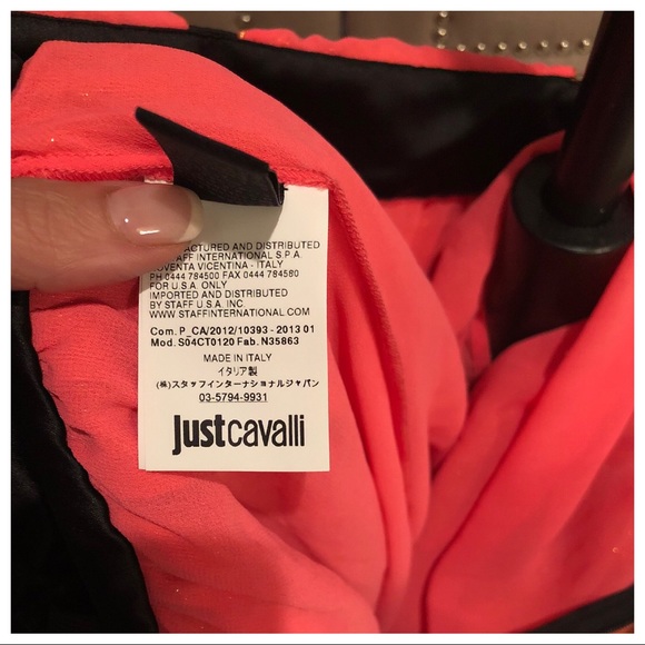 SEXY NWT JUST CAVALLI  DRESS DEEP V - Picture 6 of 6